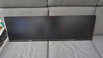 2x ASUS TUF Gaming monitoren VG249Q incl. dubbele beugel  beschikbaar voor biedingen