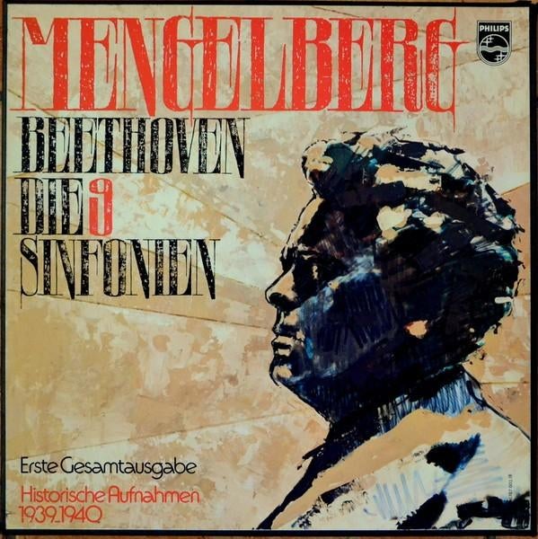 8-LPbox - Beethoven - Die 9 Sinfonien - Willem Mengelberg, Cd's en Dvd's, Ophalen of Verzenden, Zo goed als nieuw, Orkest of Ballet