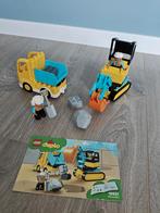Duplo Vrachtwagen & Graafmachine 10931, Ophalen of Verzenden, Zo goed als nieuw, Complete set, Duplo