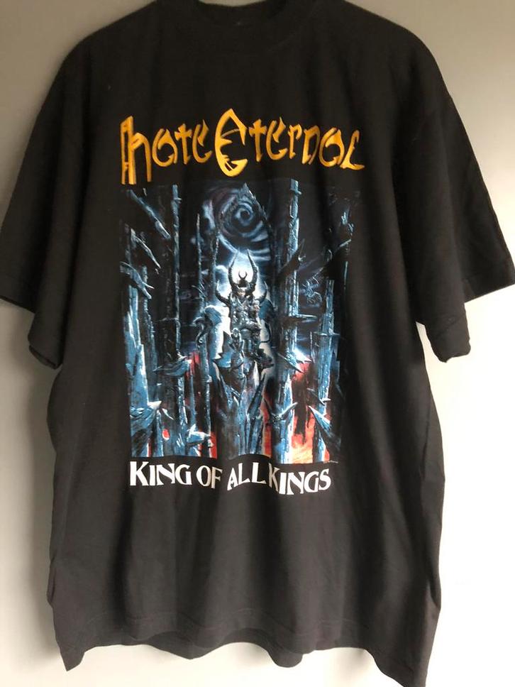 Hate eternal king of all kings tourshirt 2002 XL, Verzamelen, Muziek, Artiesten en Beroemdheden, Nieuw, Kleding, Ophalen of Verzenden
