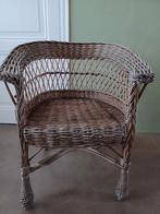 rieten stoel, Huis en Inrichting, Stoelen, Ophalen, Gebruikt, Bruin, Vintage