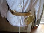 goudkleur riem met tasje:, Overige kleuren, Tailleriem, Ophalen of Verzenden, Zo goed als nieuw