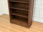 Klassieke Engelse boekenkast, Teakhout, Met plank(en), 100 tot 150 cm, 200 cm of meer, Klassiek