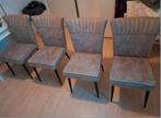 4 eetkamer stoelen. Grijs., Ophalen, Zo goed als nieuw, Grijs, Vier