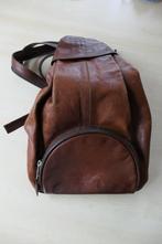 Vintage leren rugzak SaSa Design, Sieraden, Tassen en Uiterlijk, Ophalen of Verzenden, Gebruikt, Overige merken, 30 tot 45 cm