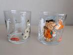 Flintstone en een Shrek glas, Huis en Inrichting, Glas, Overige stijlen, Glas of Glazen, Ophalen of Verzenden