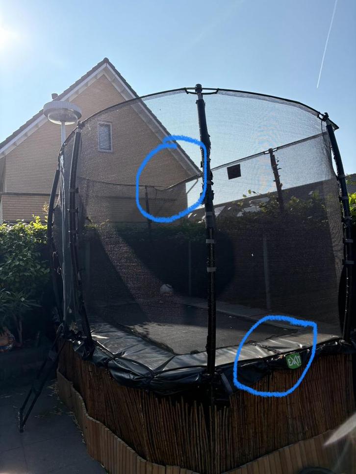 Exit trampoline rechthoek, Kinderen en Baby's, Speelgoed | Buiten | Trampolines, Gebruikt, Ophalen