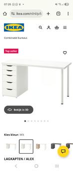 Bureau met lade, Ophalen, Nieuw, Bureau