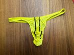 nylon string, maat S, geel, herenstring, thong, Ophalen of Verzenden, Geel, Slip