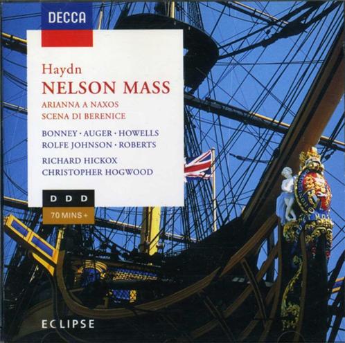 Haydn-Nelson Mass,Arianne,Scena di Berenice-Hickox,Hogwood, Cd's en Dvd's, Cd's | Klassiek, Zo goed als nieuw, Orkest of Ballet