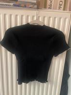 Zara top/truitje tricot met zilveren randjes mt M, Kleding | Dames, Maat 38/40 (M), Nieuw, Ophalen of Verzenden, Korte mouw