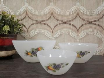 Retro Arcopal Fruit de France schalenset vintage servies beschikbaar voor biedingen