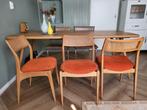 Midcentury eetkamerstoelen van Edmund Homa, Kleding | Dames, Ophalen, Gebruikt
