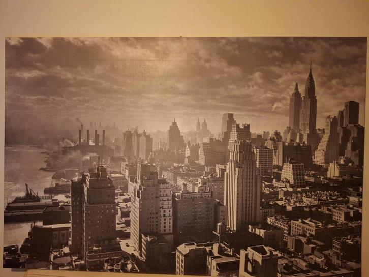 New York 1931 poster canvas ikea Brattby, Huis en Inrichting, Woonaccessoires | Schilderijen, Tekeningen en Foto's, Gebruikt, Foto of Poster