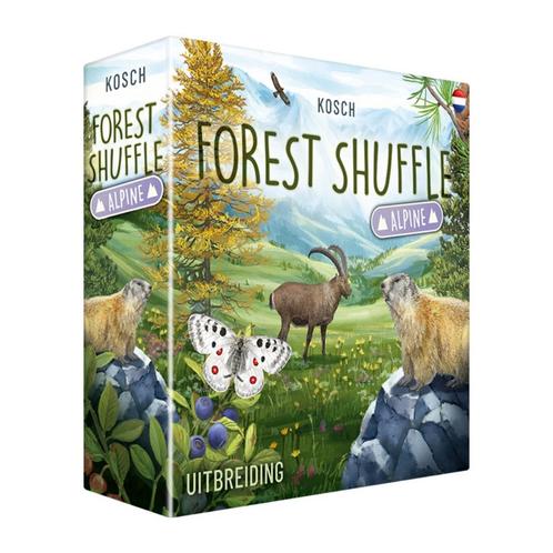 Forest Shuffle - Alpine Uitbreiding (NL), Hobby en Vrije tijd, Gezelschapsspellen | Bordspellen, Nieuw, Een of twee spelers, Drie of vier spelers