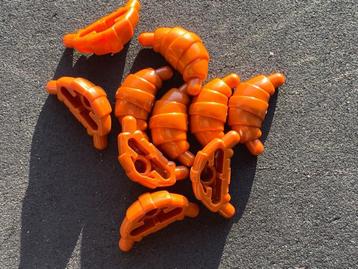 Lego partij 10 stuks Croissant 33125 donker oranje NIEUW.  beschikbaar voor biedingen