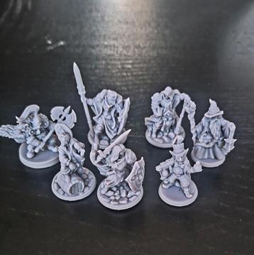 Set per pim miniature fantasy dungeon's and dragons heroques beschikbaar voor biedingen