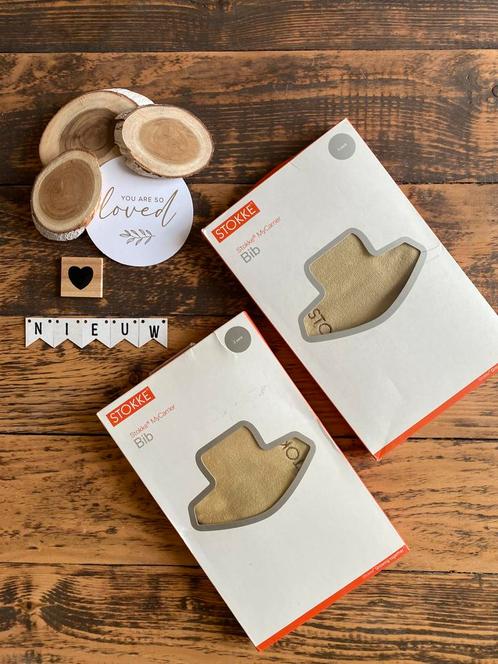 Stokke 2x my carrier bib, slab voor bij de draagzak, Kinderen en Baby's, Babydragers en Draagdoeken, Nieuw, Overige typen, Overige merken
