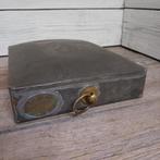 Antieke Franse zinken waterkruik / voetenwarmer., Ophalen of Verzenden