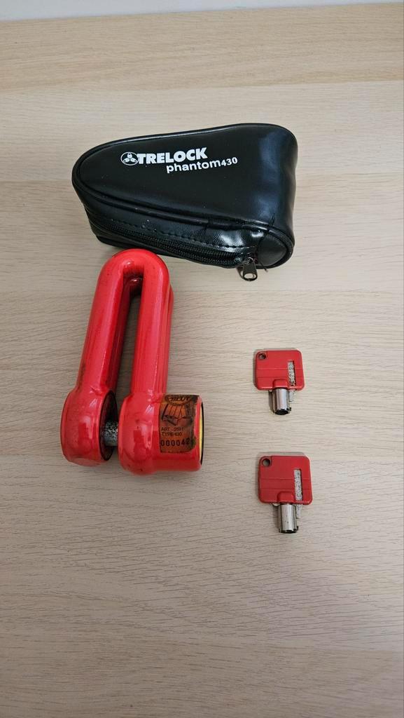 Trelock Phantom 430 Beugelslot - Weinig Gebruikt, Fietsen en Brommers, Fietsaccessoires | Fietssloten, Zo goed als nieuw, Ophalen