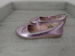 H en M roze metallic ballerina schoenen maat 32, Gebruikt, Meisje, H&M, Schoenen