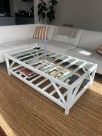 Mooie witte salon tafel 140x180cm, Huis en Inrichting, Tafels | Salontafels, 100 tot 150 cm, Minder dan 50 cm, Rechthoekig, 50 tot 100 cm