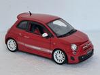 Abarth 500 (Fiat) rood 1/24, Ophalen of Verzenden, Gebruikt, Auto, Overige merken