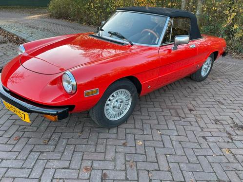 Alfa Romeo Spider 2.0 1981 Rood, Auto's, Alfa Romeo, Particulier, Spider, Benzine, Cabriolet, Handgeschakeld, Geïmporteerd, Rood