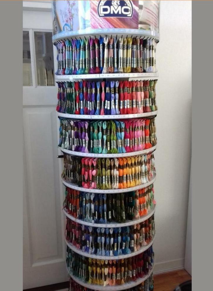 DMC borduurgaren/borduurzijde met barcode+kleurenkaartfoto's, Hobby en Vrije tijd, Borduren en Borduurmachines, Nieuw, Borduurgaren of Zijde