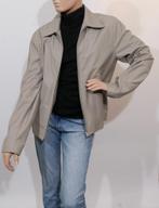 SANDRO kort geruite trenchcoat maat L ZGAN, Beige, Maat 42/44 (L), Sandro, Ophalen of Verzenden