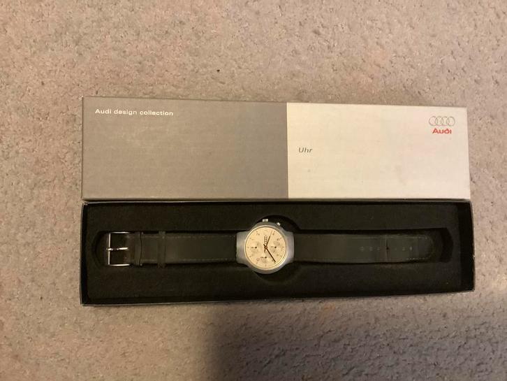 Audi Design Horloge - Zeldzaam!, Sieraden, Tassen en Uiterlijk, Horloges | Heren, Zo goed als nieuw, Polshorloge, Overige merken
