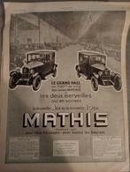 vintage art deco advertentie, auto reclame L`Illustration Ma, Verzamelen, Ophalen of Verzenden