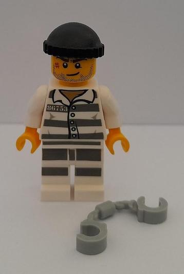 NIEUW lego city poppetje minifig BOEF met GRATIS handboeien  beschikbaar voor biedingen