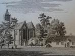 Gravure nieuwe Poort en kerk Monnikendam, Spilman 1726, Verzenden
