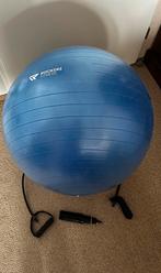 Yoga bal met balhouder en resistance band, Sport en Fitness, Fitnessmaterialen, Ophalen of Verzenden, Fitnessbal