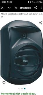 2 Zeer nette Apart speakers - Goed geluid!, Ophalen of Verzenden, Zo goed als nieuw, Front, Rear of Stereo speakers, Overige merken