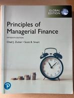 Principles of Managerial Finance, Global Edition, 15th editi, Boeken, Zo goed als nieuw, Zutter, Smart, Beta, HBO