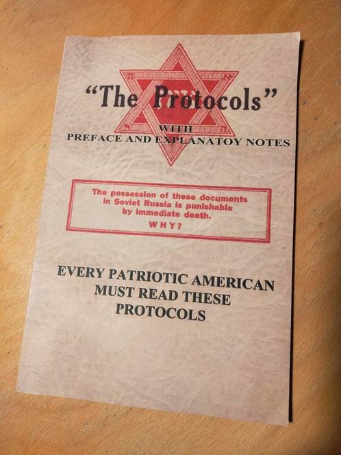 The Protocols of the Learned Elders of Zion - S. Nilus, Boeken, Politiek en Maatschappij, Gelezen, Overige onderwerpen, Europa