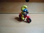 smurfen smurf op de motor, Ophalen of Verzenden, Zo goed als nieuw, Verschillende Smurfen, Poppetje, Figuurtje of Knuffel