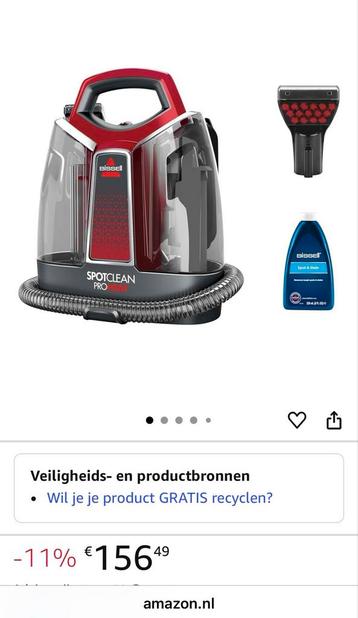 Bissell SpotClean ProHeat - Vlekkenreiniger beschikbaar voor biedingen