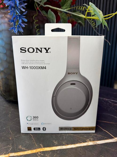 Sony WH-1000XM4 Zilver Noise Cancelling, Audio, Tv en Foto, Koptelefoons, Zo goed als nieuw, Op oor (supra aural), Sony, Draadloos