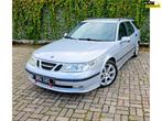 Saab 9-5 Estate 2.3 Turbo Aero Automaat APK 250 PK NW Motor, Zwart, 4 cilinders, 2290 cc, Leder en Stof