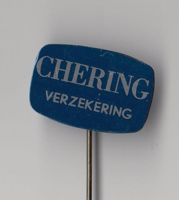 Chering Verzekering speldje, Verzamelen, Speldjes, Pins en Buttons, Gebruikt, Speldje of Pin, Overige onderwerpen, Ophalen of Verzenden