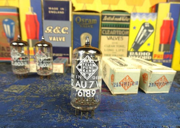 Te koop 2x Set Telefunken <> 12AU7WA - ECC802S nieuw in doos, Audio, Tv en Foto, Buizenversterkers, Buis of Buizen, Ophalen of Verzenden