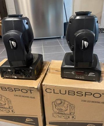 2 x JB CLUBSPOT LED moving head beschikbaar voor biedingen