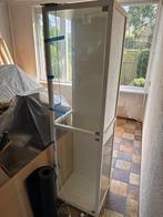 Vitrinekast met glazen planken, Ophalen, 50 tot 100 cm, Zo goed als nieuw, 150 tot 200 cm