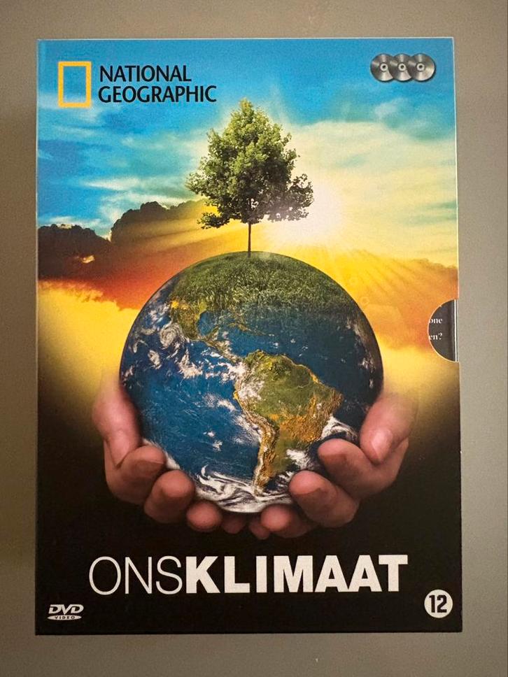 3 DVD box Ons Klimaat Nat. Geographic, Cd's en Dvd's, Dvd's | Documentaire en Educatief, Zo goed als nieuw, Natuur, Boxset, Vanaf 12 jaar