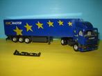 Euromaster  DAF 95  met oplegger  Herpa, Nieuw, Ophalen of Verzenden, Bus of Vrachtwagen, Herpa