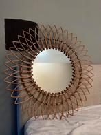 Rotan spiegel xenos, Ophalen, Rond, Zo goed als nieuw, 75 tot 100 cm