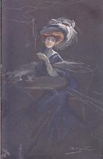 illustrateur. Rokende dame, Ophalen of Verzenden, Voor 1920, Overige thema's
